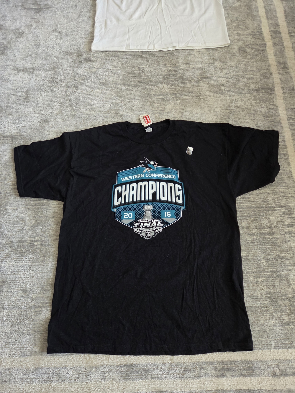 San Jose Sharks Black 'Western Conference Champions 2016' Short Sleeve Tee